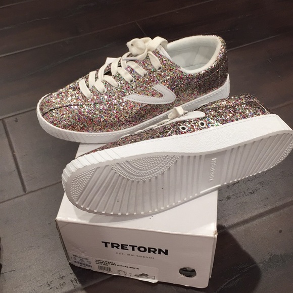 tretorn glitter sneakers